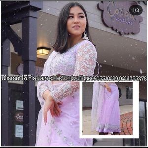 Light purple traditional lengha
